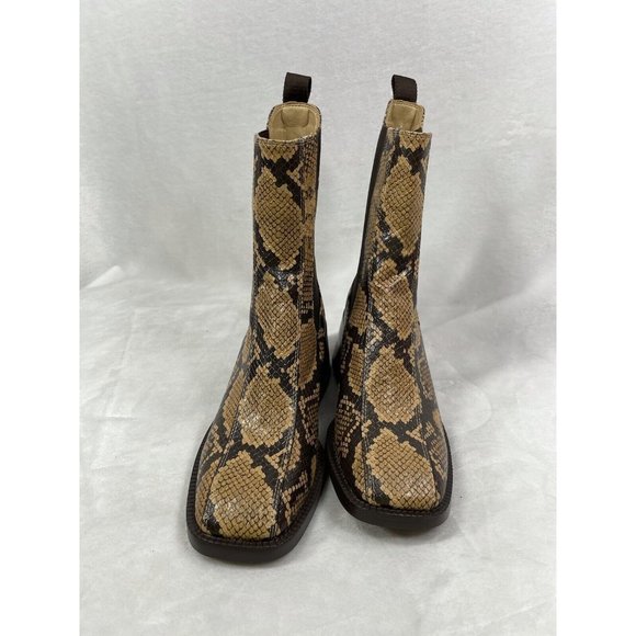 Sam Edelman Women's Dasha Animal Print 8 M Animal Print Booties NIB $180 - Picture 5 of 7